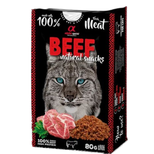 Alpha Spirit Natural Snack para Gatos - Ternera