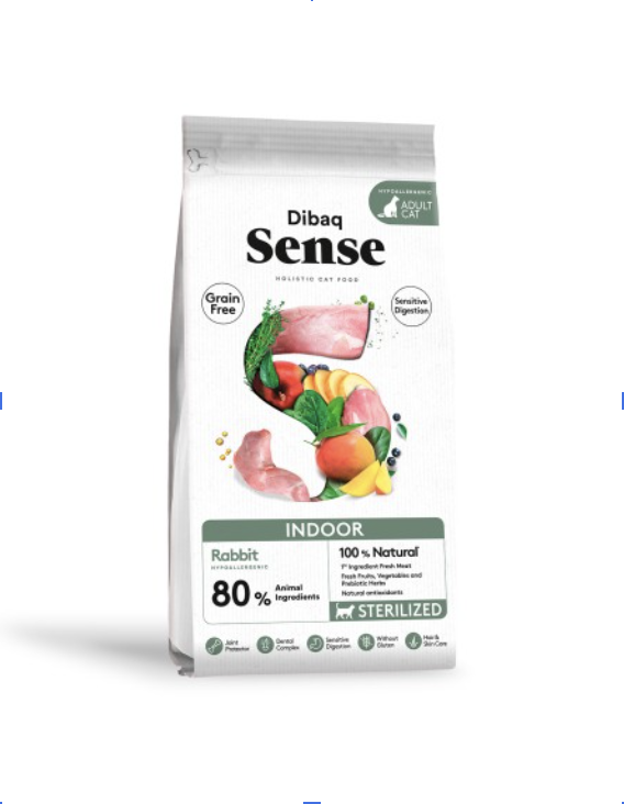 Dibaq Sense Grain Free Indoor Conejo Gato