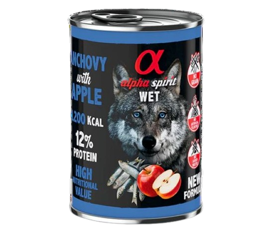 Alpha Spirit Paté de Boquerón con Manzana Roja Perros