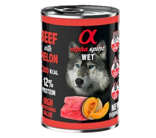 Alpha Spirit Paté de Ternera con Melón Perros