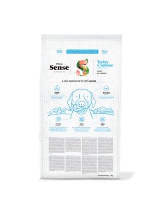 Dibaq Sense Grain Free Salmón y Pavo Cachorro Perro - Imagen 2