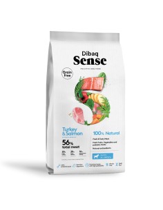 Dibaq Sense Grain Free Salmón y Pavo Cachorro Perro