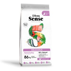 Dibaq Sense Grain Free Delicious Pescado & Pavo Gato