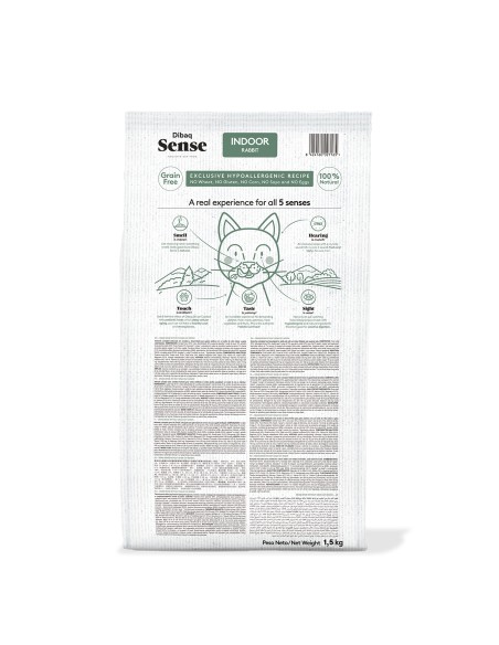 Dibaq Sense Grain Free Indoor Conejo Gato - Imagen 2