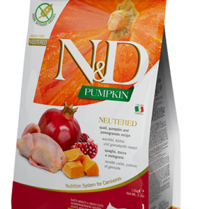 Codorniz, Calabaza & Granada Neutered (Gato Esterilizado)