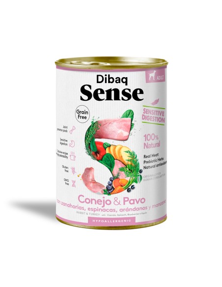 Dibaq Sense Sensitive Conejo y Pavo