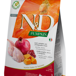 Farmina N&D Codorniz, Calabaza & Granada Gato Adulto