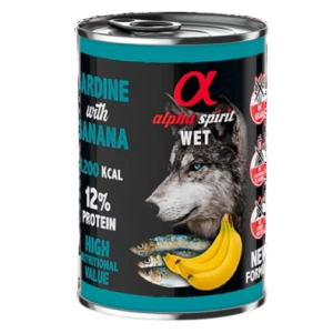Alpha Spirit Paté de Sardina con Plátano Perros