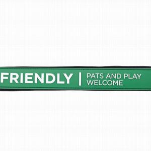 M PETS CAUTION! Funda para Correas con Mensaje