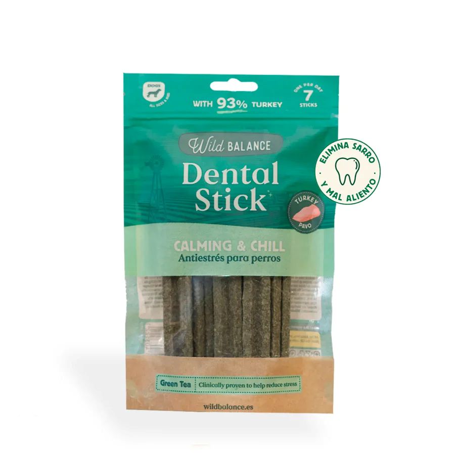 Sticks Dentales de Pavo, Té Verde y Menta Perro