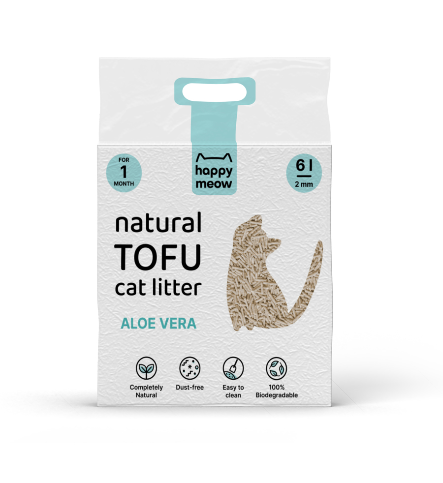 Happy Meow Tofu Aglomerante Aloe Vera