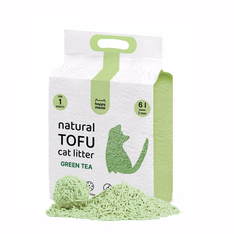 Happy Meow Tofu Aglomerante Té Verde