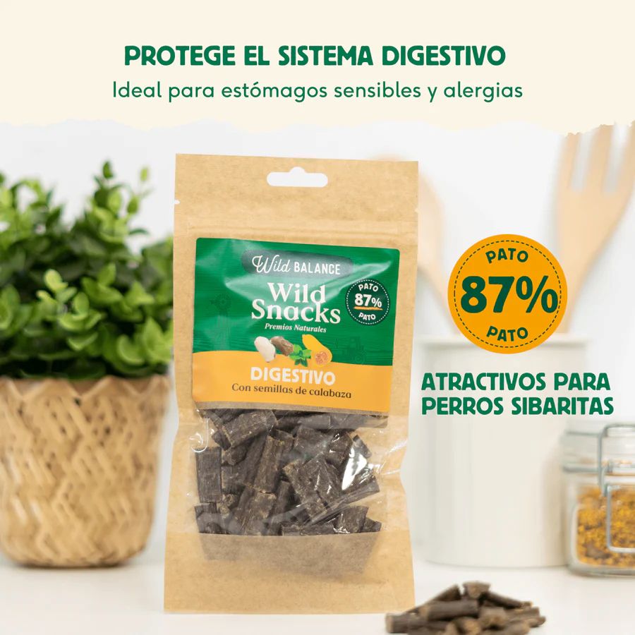 Wild Snacks Digestivos de Pato Perro - Imagen 2