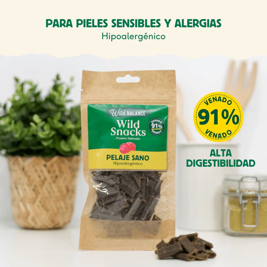 Wild Snacks Pelaje Sano de Venado - Perro - Imagen 2