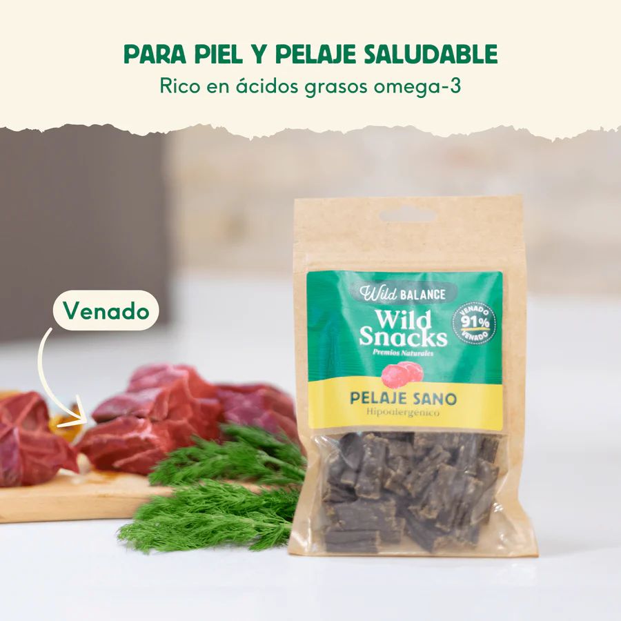 Wild Snacks Pelaje Sano de Venado - Perro - Imagen 3
