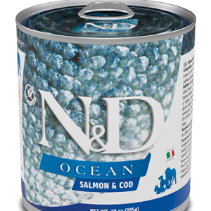 Farmina N&D Ocean Salmón & Bacalao Perro Adulto Lata
