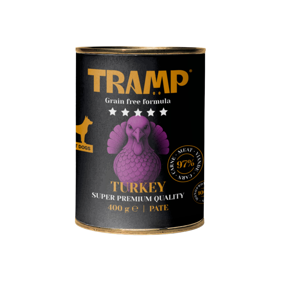 Tramp Lata Monoproteica Grain Free Pavo Perro Adulto