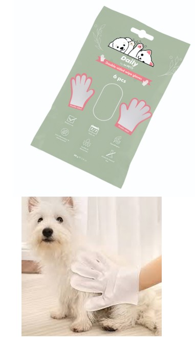 M-Pets DAILY Guantes de Limpieza Doble Cara