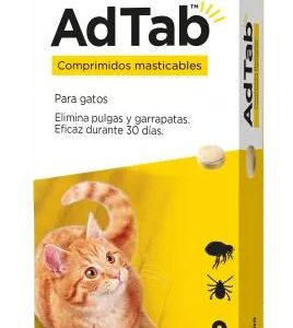 AdTab Comprimidos Masticables Antiparasitarios Gatos 0.5 / 2 kg