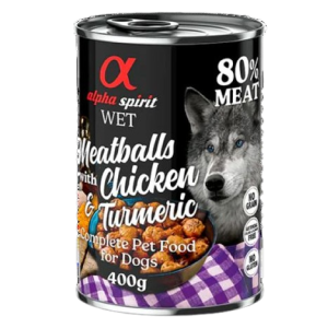 Alpha Spirit Albóndigas de Pollo y Cúrcuma Perros
