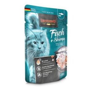 Leonardo Finest Selection Pescado + Gambas Gato Adulto