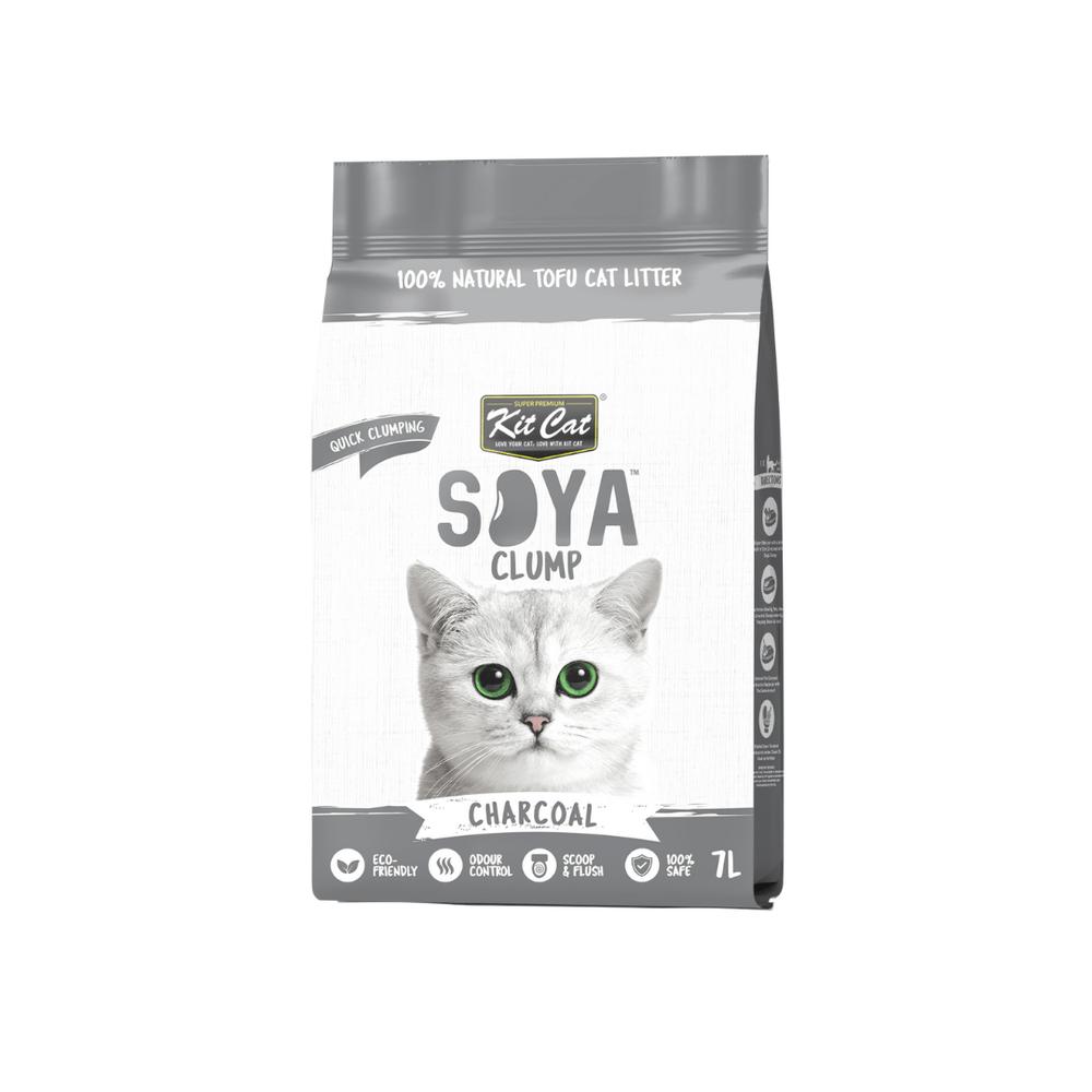 Kit Cat Arena Eco SoyaClump - Charcoal