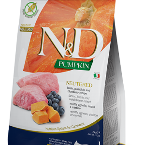Farmina N&D Cordero, Calabaza y Arándanos Neutered Gato Adulto