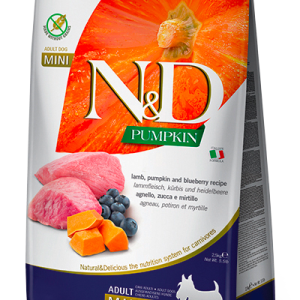 Farmina N&D Pumpkin Cordero & Arándanos Perro Adult Mini
