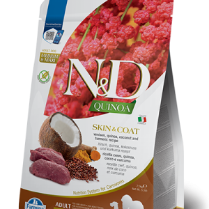 Farmina N&D Quinoa Skin & Coat Venado Perro Medium & Maxi
