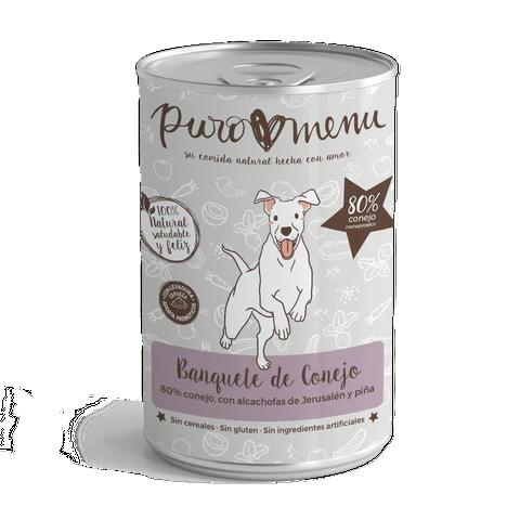 Puro Menú Banquete de Conejo Perro Adulto