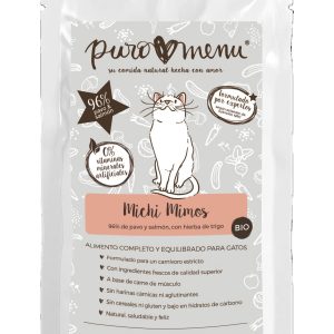 Puro Menú Michi Mimos BIO (Pavo y Salmón) Gato