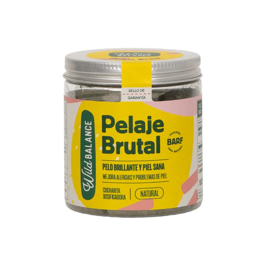 PELAJE BRUTAL Suplemento para la salud de la piel y el pelo