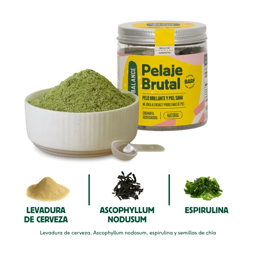 PELAJE BRUTAL Suplemento para la salud de la piel y el pelo - Imagen 2