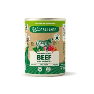 Wild Balance Lata de Ternera para perros Filosofía BARF