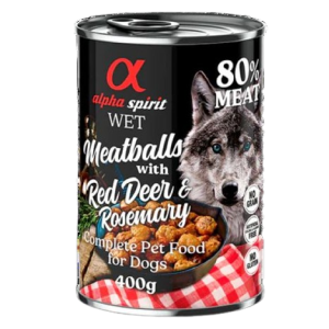 Alpha Spirit Albóndigas de Ciervo y Romero Perros
