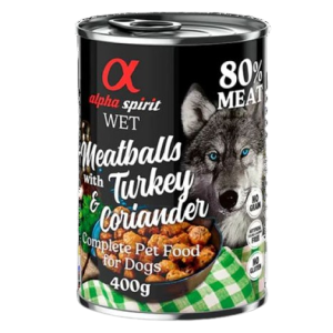 Alpha Spirit Albóndigas de Pavo y Cilantro Perros
