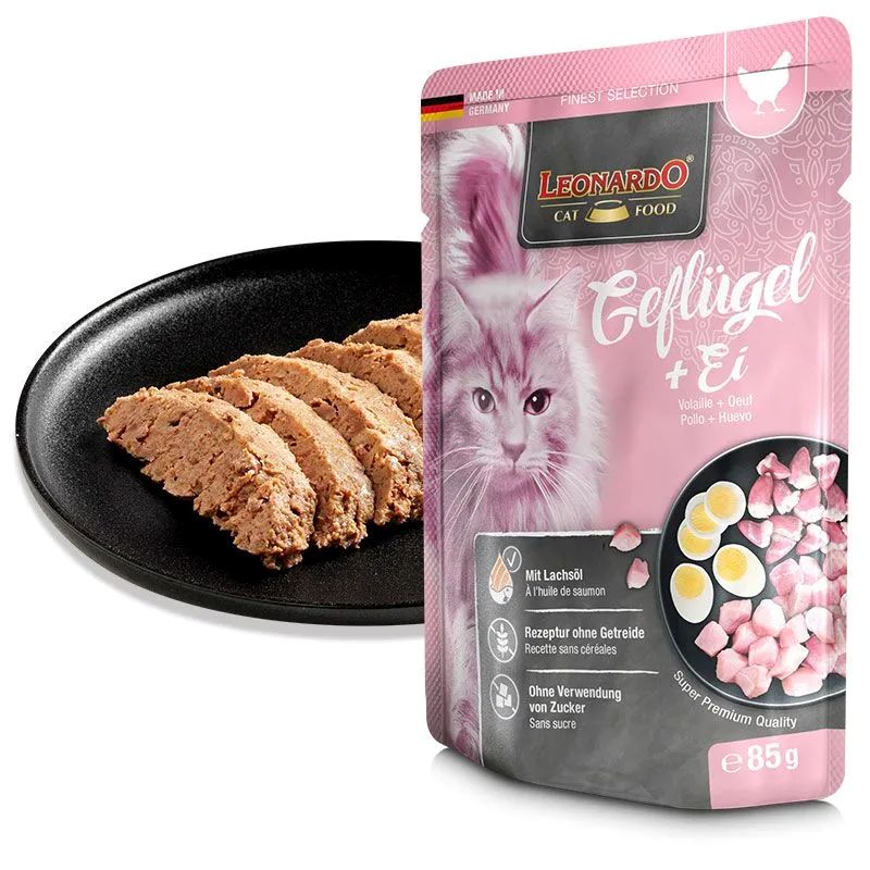 Leonardo Finest Selection Ave + Huevo Gato Adulto - Imagen 2