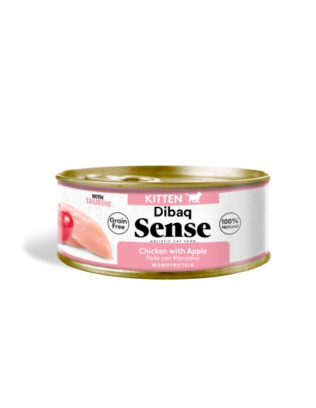 Dibaq Sense Gatito Pollo con Manzana (Kitten) Gatito