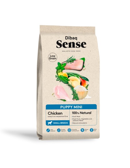 Dibaq Sense Low Grain Pollo Cachorro Mini