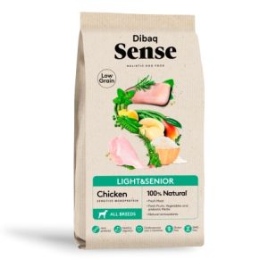 Dibaq Sense Low Grain Pollo Light Perro  Senior
