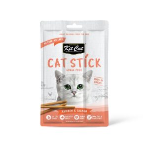 Kit Cat Stick Pollo con Salmón y Calabaza Gato