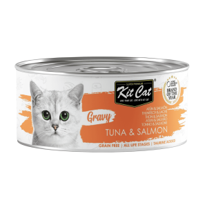 Kit Cat Gravy - Atún & Salmón Gato Adulto