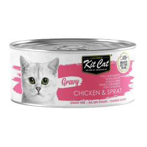 Kit Cat Lata Gravy - Pollo & Boquerón Gato Adulto