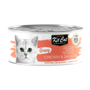 Kit Cat Gravy - Pollo & Salmon Gato Adulto