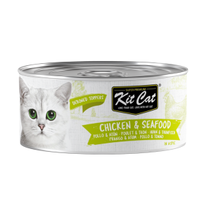 Kit Cat Toppers - Pollo & Atun Gato Adulto