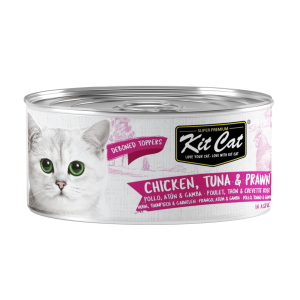 Kit Cat  Toppers - Pollo, Atún & Gamba Gato Adulto
