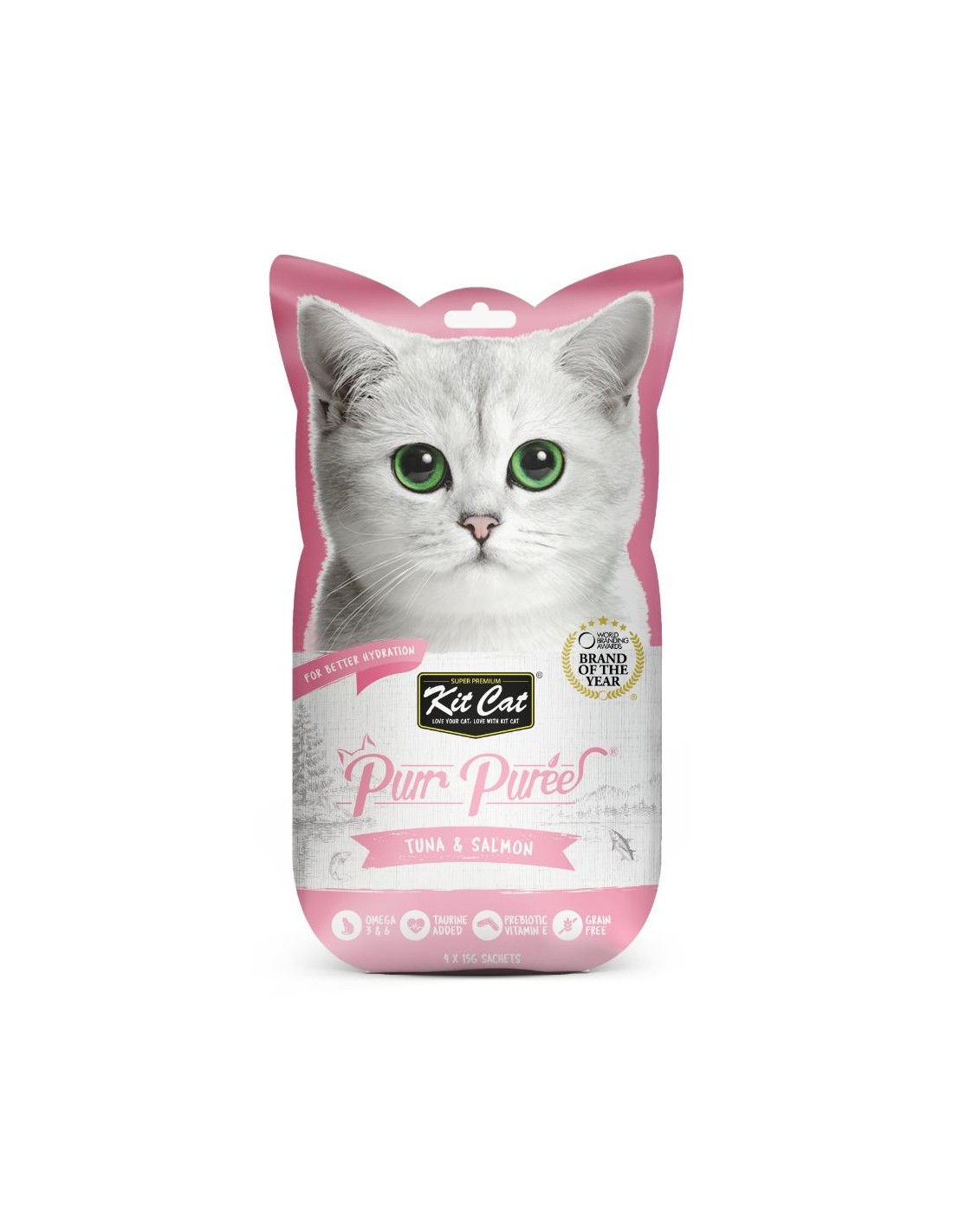 Kit Cat PurrPuree - Atun y Salmon