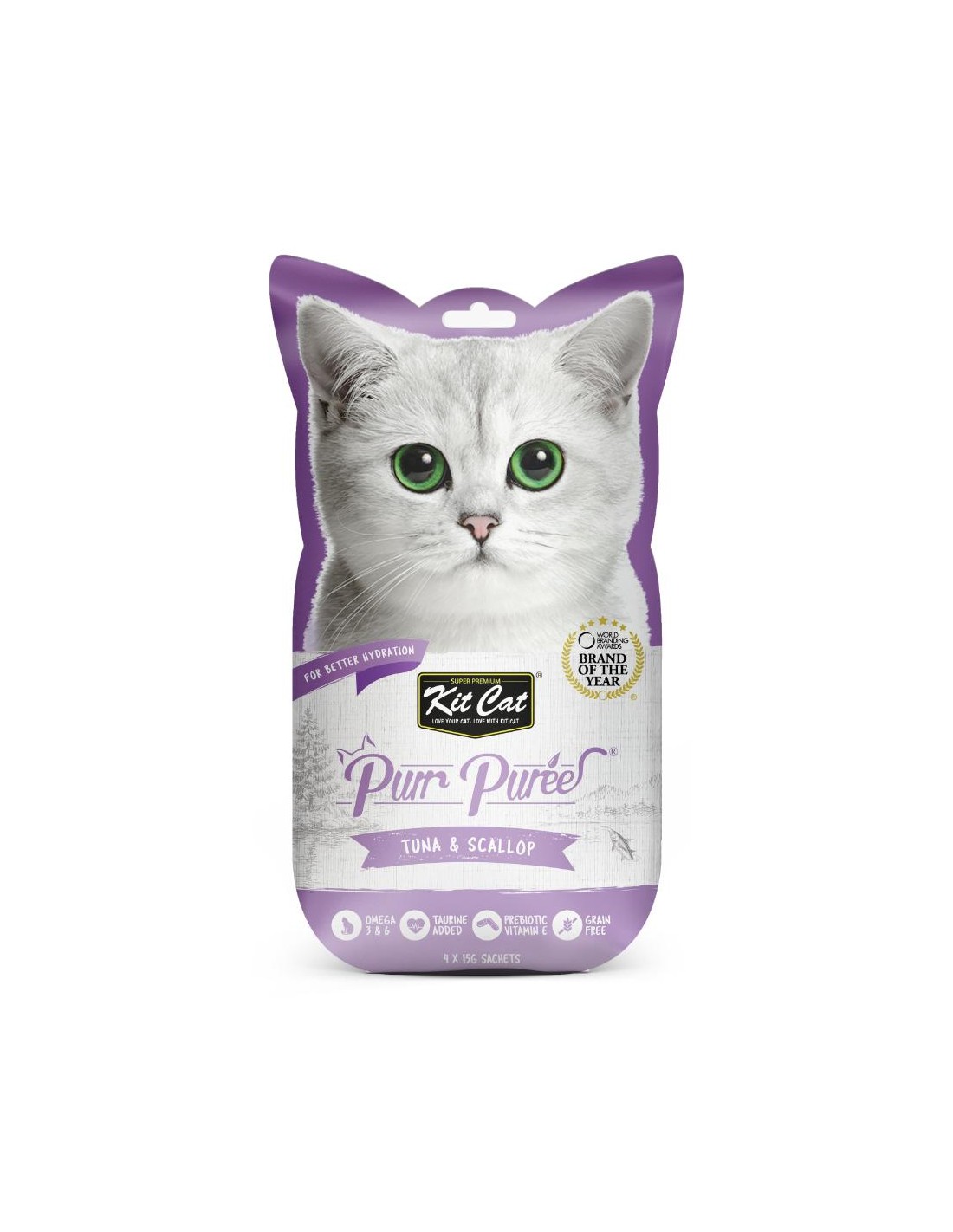 Kit Cat PurrPuree - Atún y Vieiras