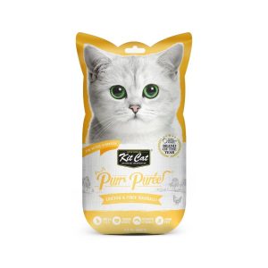 Kit Cat PurrPuree - Pollo y Fibra (Hairball)