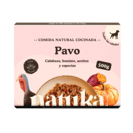 Natuka Comida Cocinada Menú de Pavo para Perro